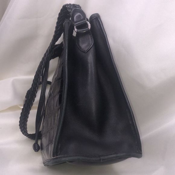 Brighton Leather drawstring bag w/silver - Picture 12 of 12